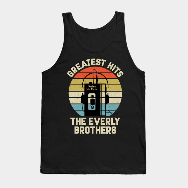 Greatest Hits The Everly Brothers Tank Top by Dinosaur Mask Store